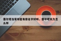塞尔塔当家球星有些名字好听，塞尔塔实力怎么样
