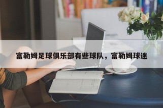 富勒姆足球俱乐部有些球队，富勒姆球迷
