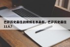 巴萨历史最佳战绩排名表最新，巴萨历史最佳11人？