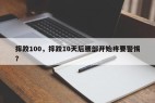 摔跤100，摔跤10天后腰部开始疼要警惕？