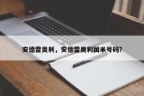 安德雷奥利，安德雷奥利国米号码？